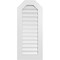 Ekena Millwork Octagonal Top Surface Mount PVC Gable Vent: Functional, w/ 3-1/2"W x 1"P Standard Frame, 18"W x 42"H GVPOT18X4201SF - alternate 1